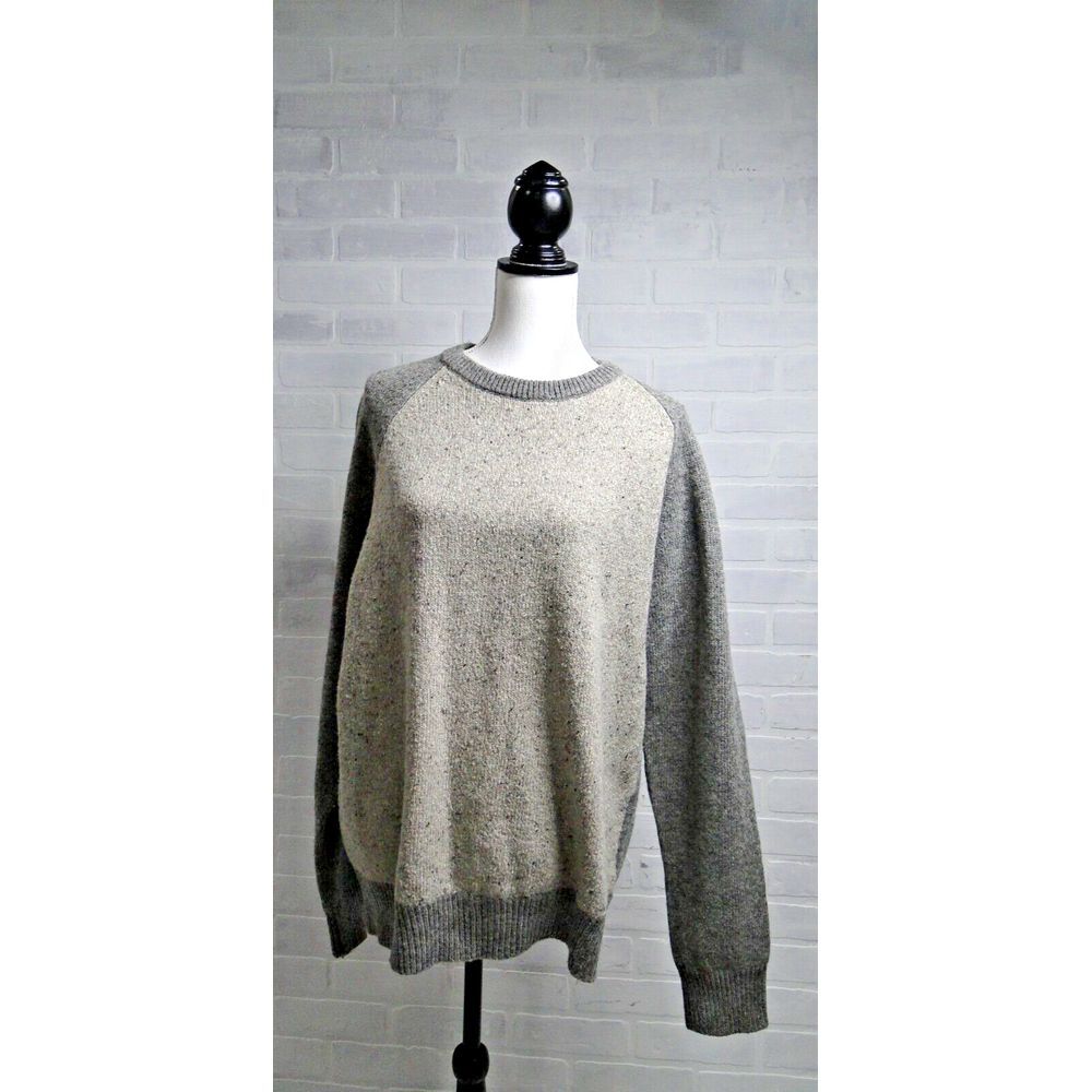 J. Crew‎  Womens XL Gray Wool Sweater Pullover,